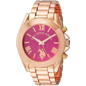 U.S. Polo Assn. Women's USC40049 Rose Gold-Tone Watch