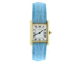 Various Vintage Cartier tank watches