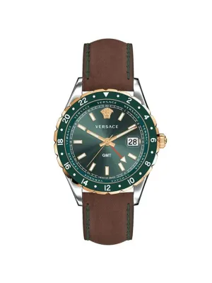 Versace Men 42 mm Green Dial Analog Watch - V11090017
