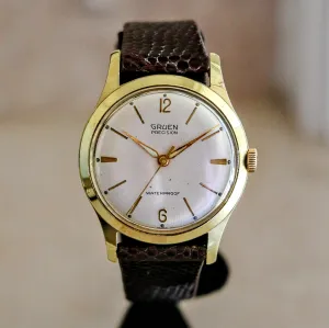 Vintage GRUEN Precision Wristwatch 17 Jewels Swiss Caliber N510SS Watch