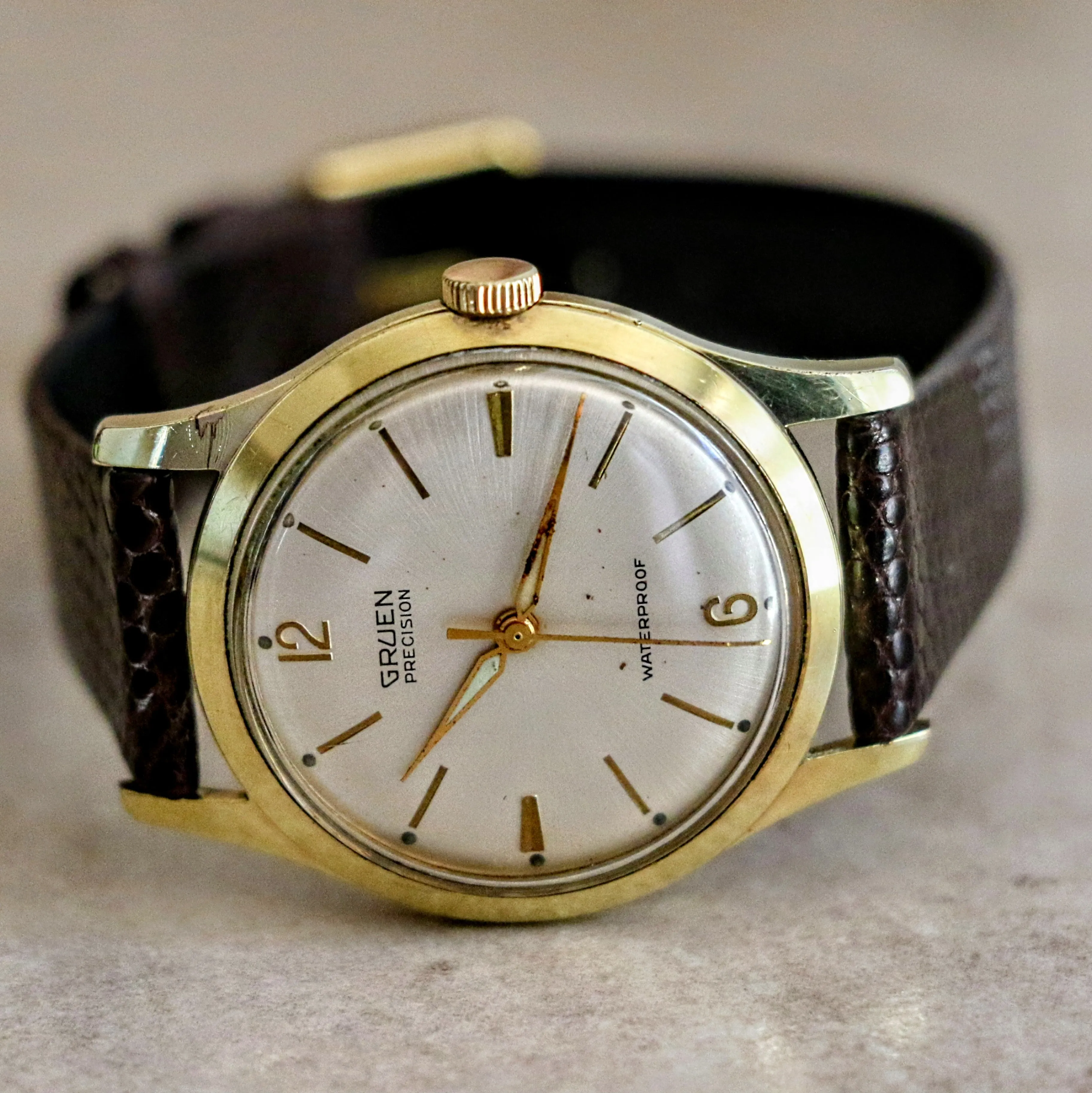 Vintage GRUEN Precision Wristwatch 17 Jewels Swiss Caliber N510SS Watch