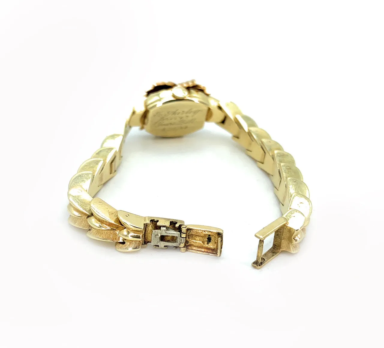 Vintage Longines 14K Yellow Gold & Diamond Women's Convertible Watch