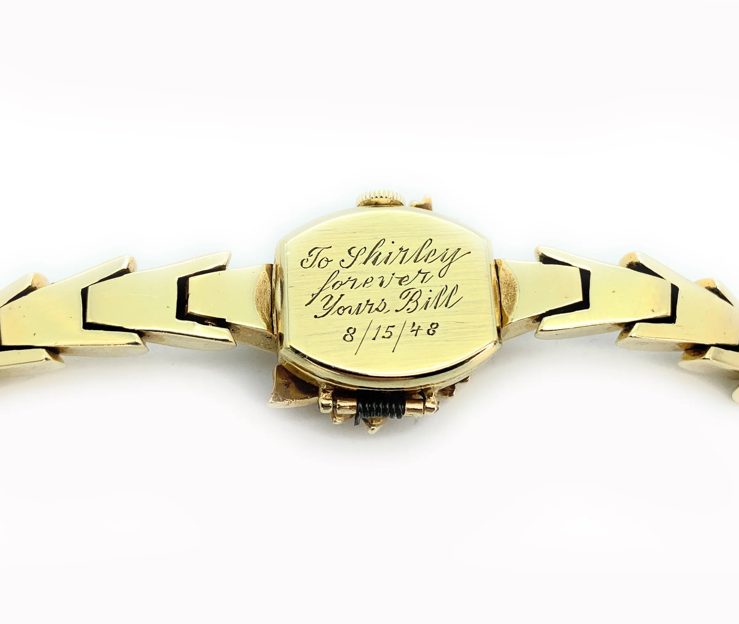 Vintage Longines 14K Yellow Gold & Diamond Women's Convertible Watch