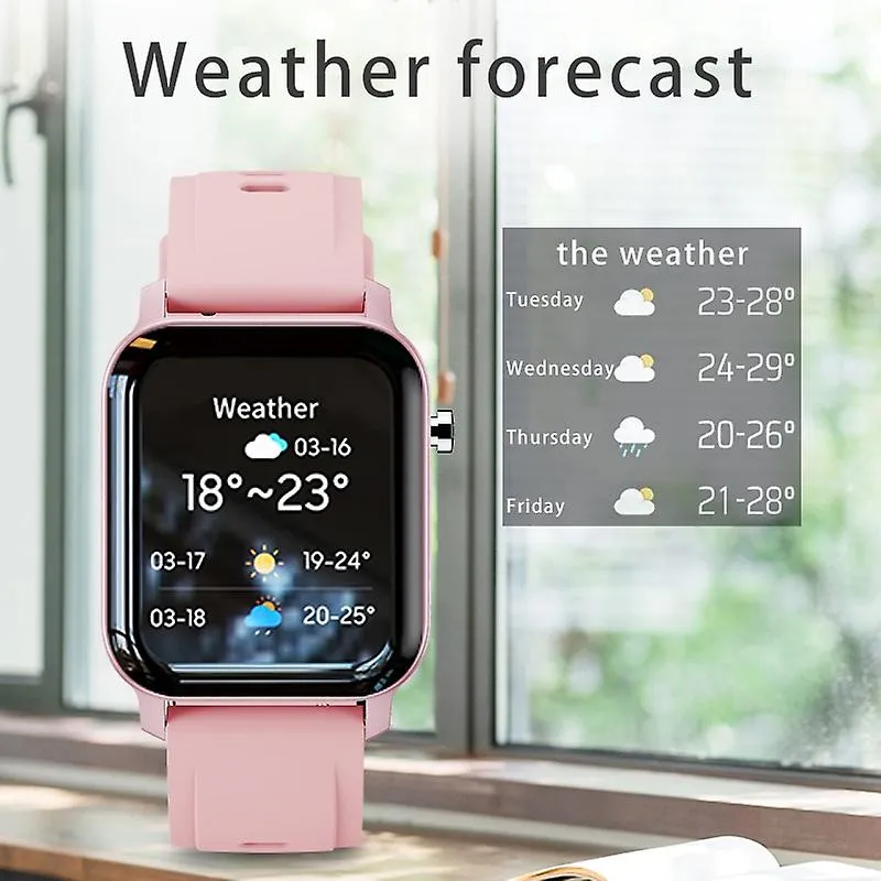 Watches women smart watch ip68 waterproof 1.4 Pink