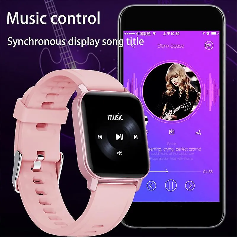 Watches women smart watch ip68 waterproof 1.4 Pink