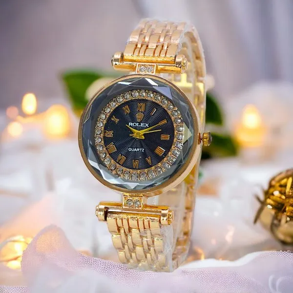 (without Box) Rolex Ladies Luxurious Women’s Quartz Wristwatch