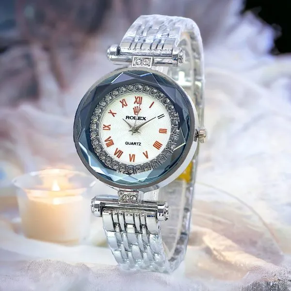 (without Box) Rolex Ladies Luxurious Women’s Quartz Wristwatch