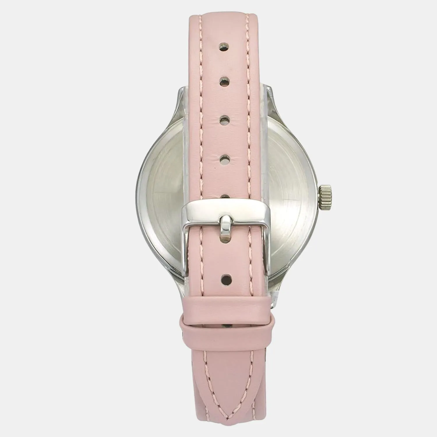 Women Silver Analog Silicon Watch TWEL14805