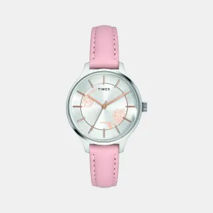 Women Silver Analog Silicon Watch TWEL14805