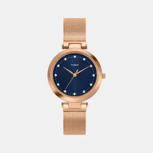 Women's Blue Analog Stainless Steel Watch TWEL11824
