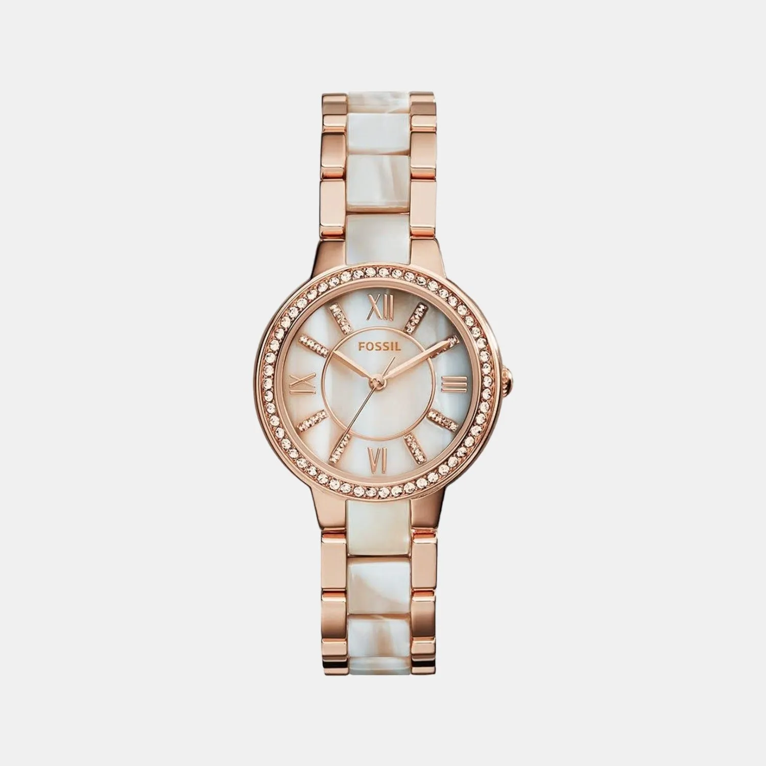 Women's Rose Gold Analog Stainless Steel Watch ES3716