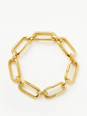 Zenyu link chunky chain bracelet