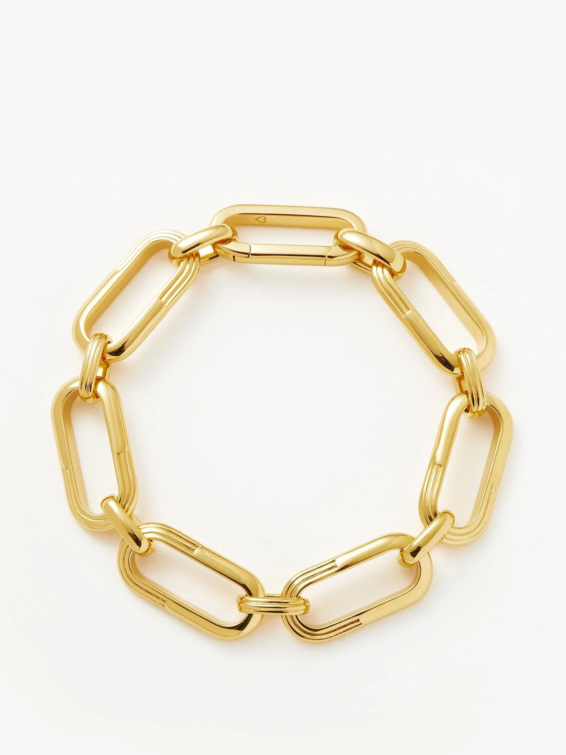 Zenyu link chunky chain bracelet